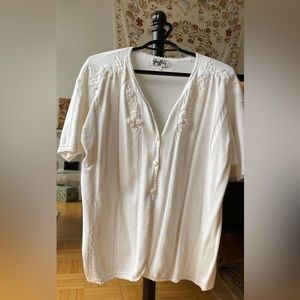 Vintage white cardigan